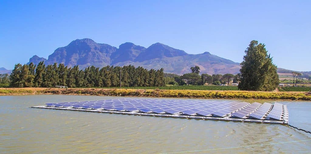 Marlenique floating solar farm