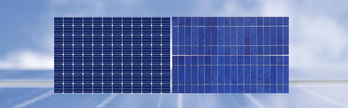 Monocrystalline and Polycrystalline solar panels efficiency