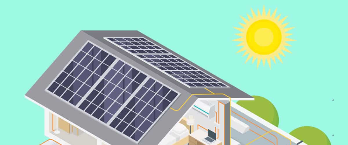 Rooftop Solar illustration