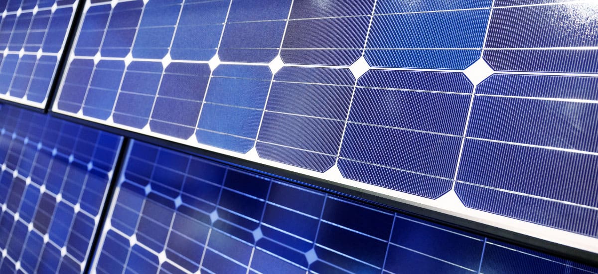 solar cells closeup